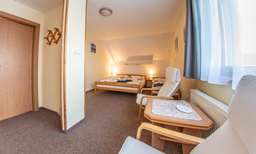 2-Bett-Zimmer mit Aufbettung